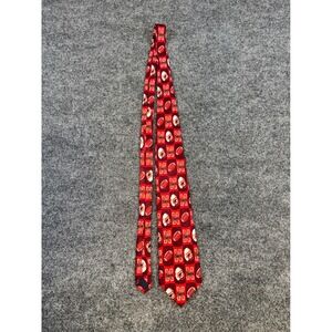 Nebraska Cornhuskers 1994 1995 National Champions Silk‎ Tie Merge Left Red Mens